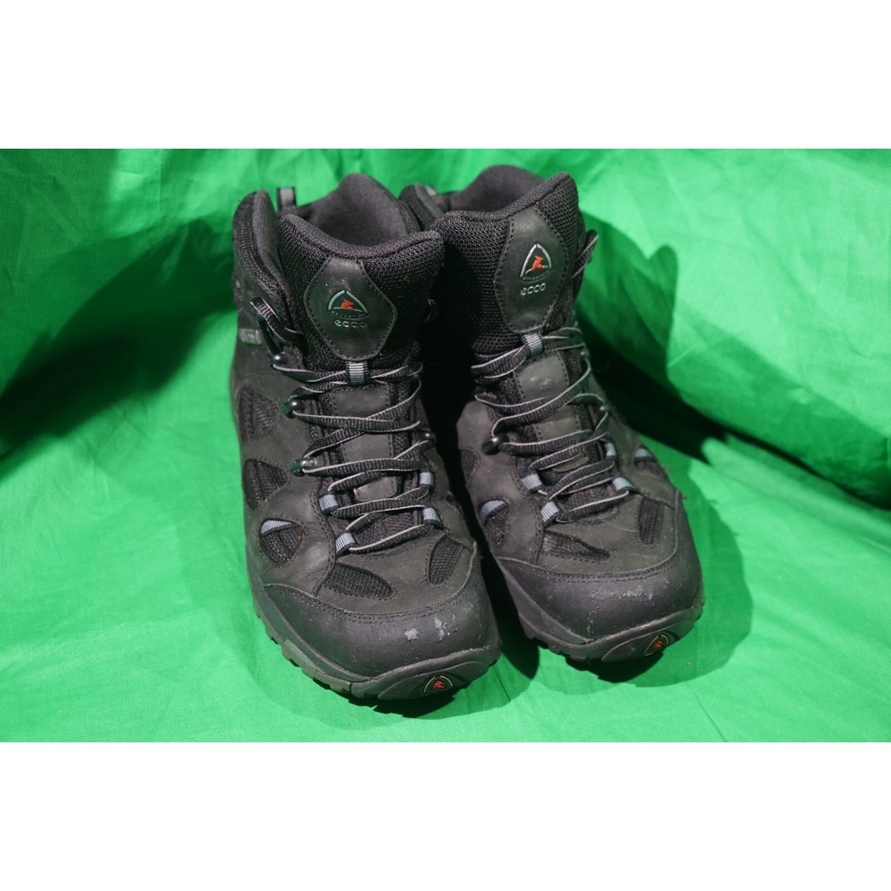 Ecco Gore-Tex Hiking Boots Waterproof Black EU 41 / Mens 7-7.5‎ / Womens 10-10.5 - Picture 2 of 9